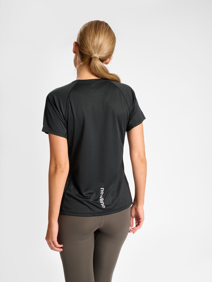 nwlMEMPHIS T-SHIRT S/S WOMAN, BLACK, model