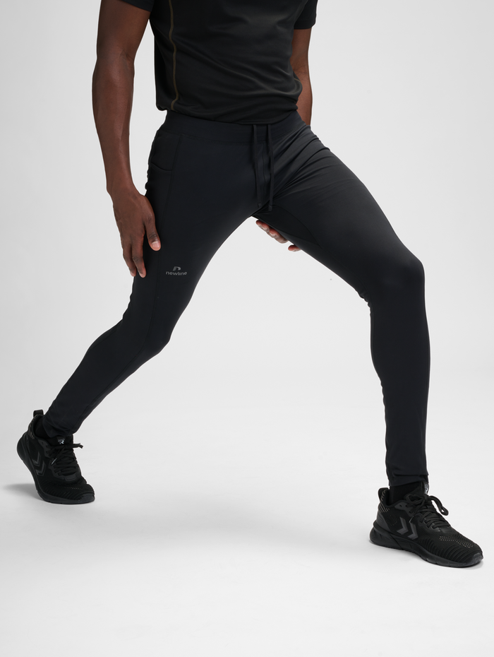 nwlLEAN POCKET TIGHTS, BLACK, model