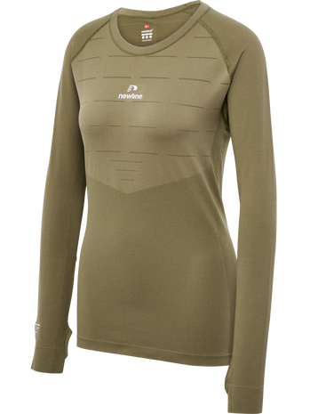 nwlPACE LS SEAMLESS WOMAN, CAPERS, packshot