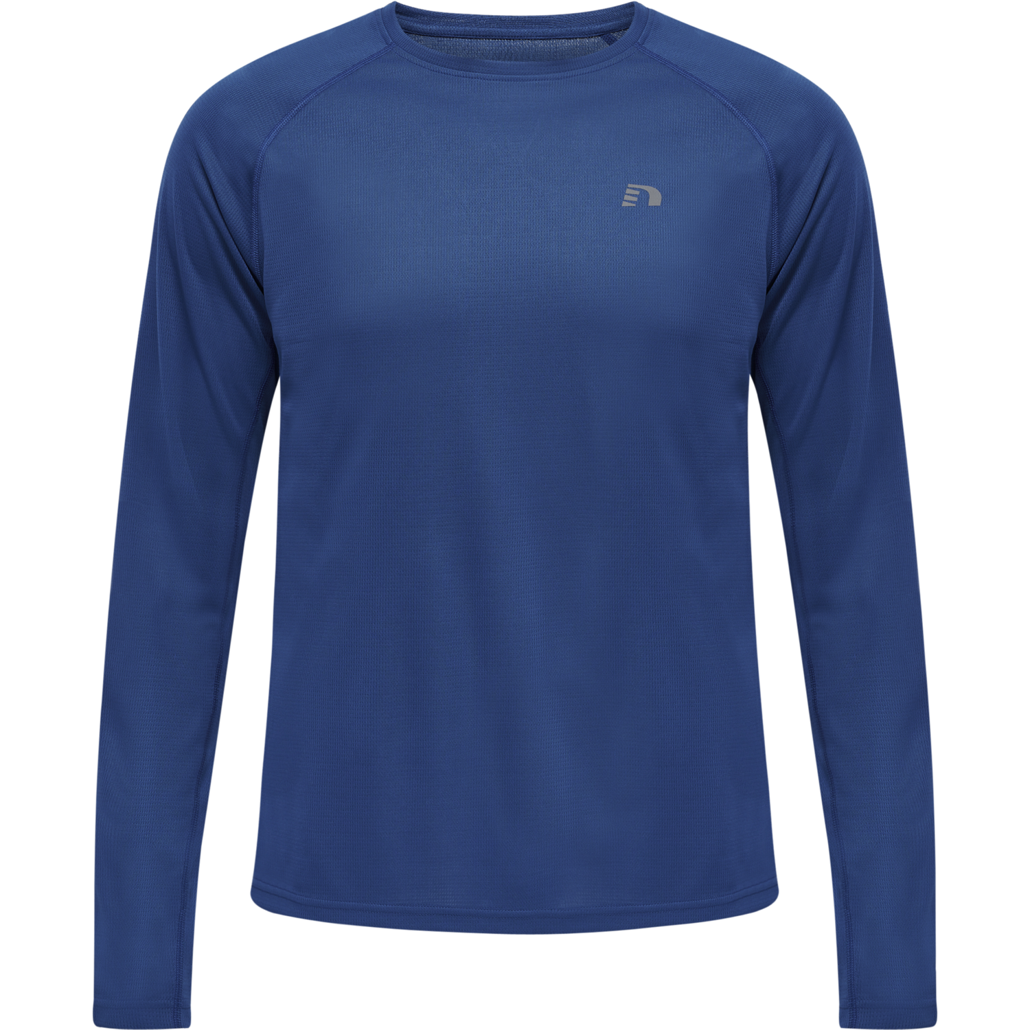 MEN CORE RUNNING T-SHIRT L/S, TRUE BLUE, packshot