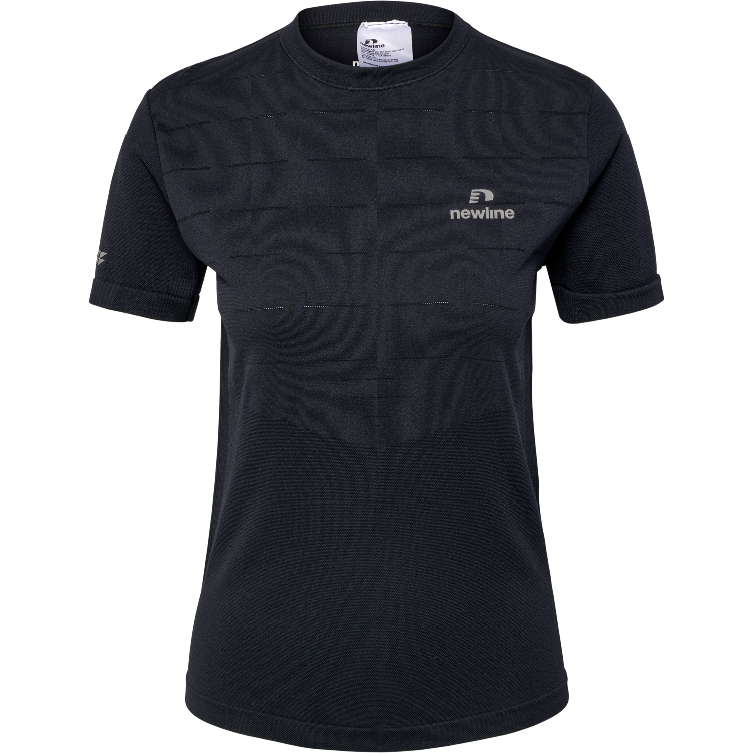 nwlRIVERSIDE SEAMLESS T-SHIRT S/S W, BLACK, packshot