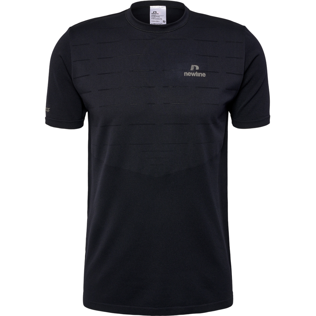 nwlRIVERSIDE SEAMLESS T-SHIRT S/S, BLACK, packshot