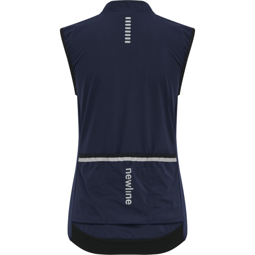 WOMENS CORE BIKE GILET, BLACK IRIS, packshot