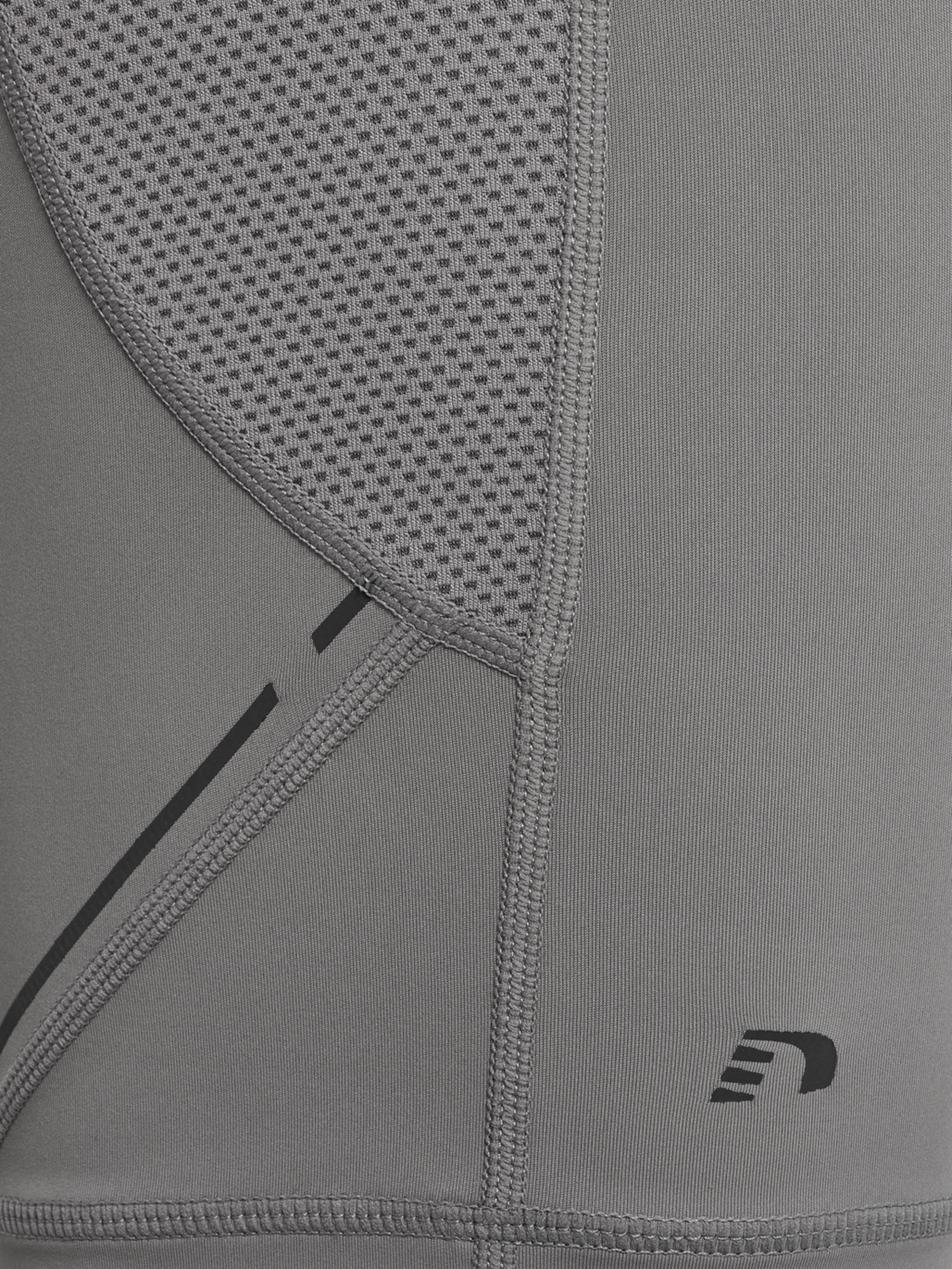 nwlRACE HW POCKET W SHORT TIGHTS, TITANIUM, packshot