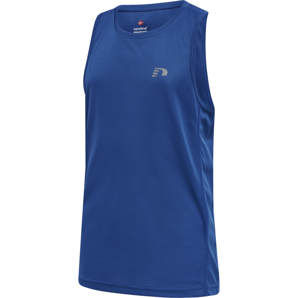 KIDS CORE RUNNING SINGLET, TRUE BLUE, packshot