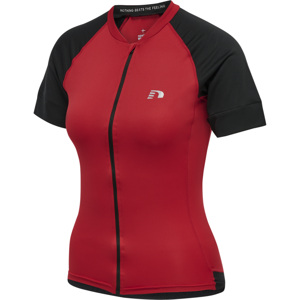 WOMENS CORE BIKE JERSEY, TANGO RED, packshot
