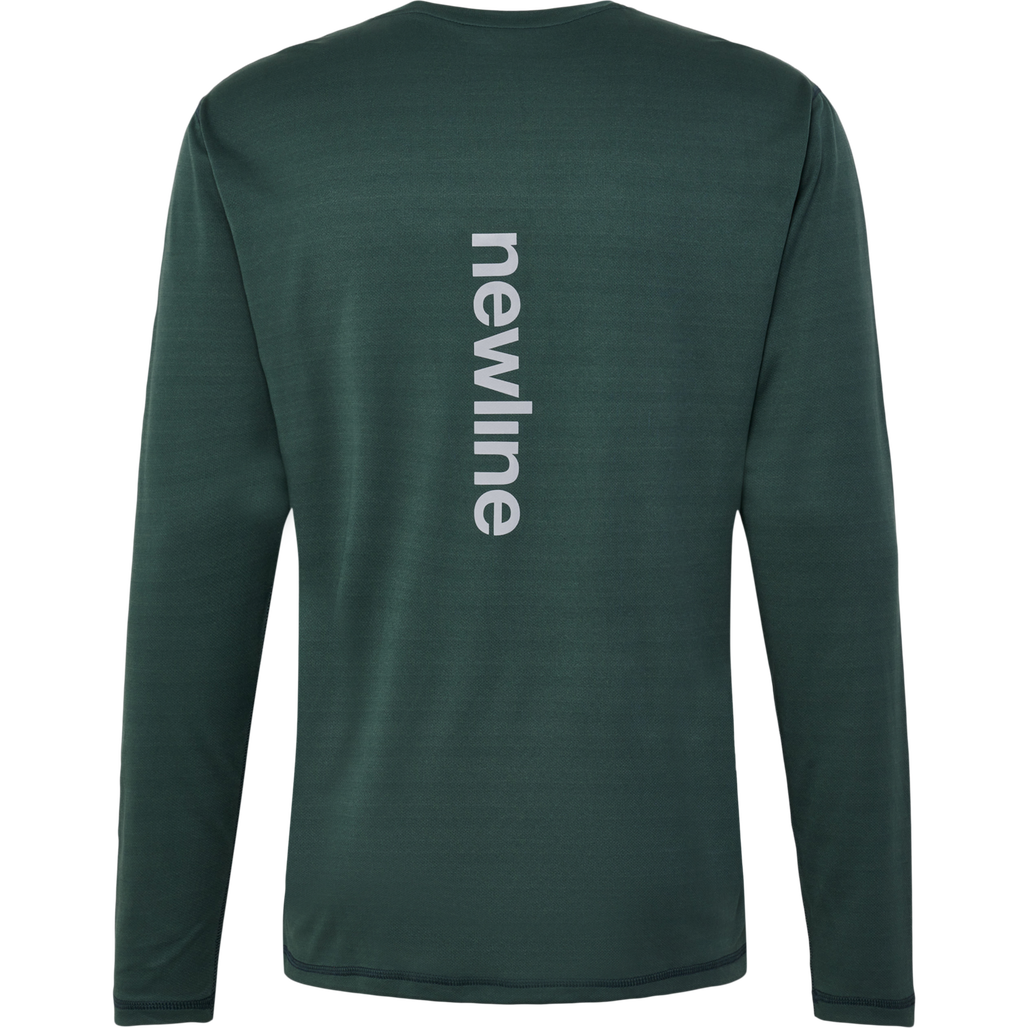 nwlBEAT POLY LS TEE, DARKEST SPRUCE, packshot