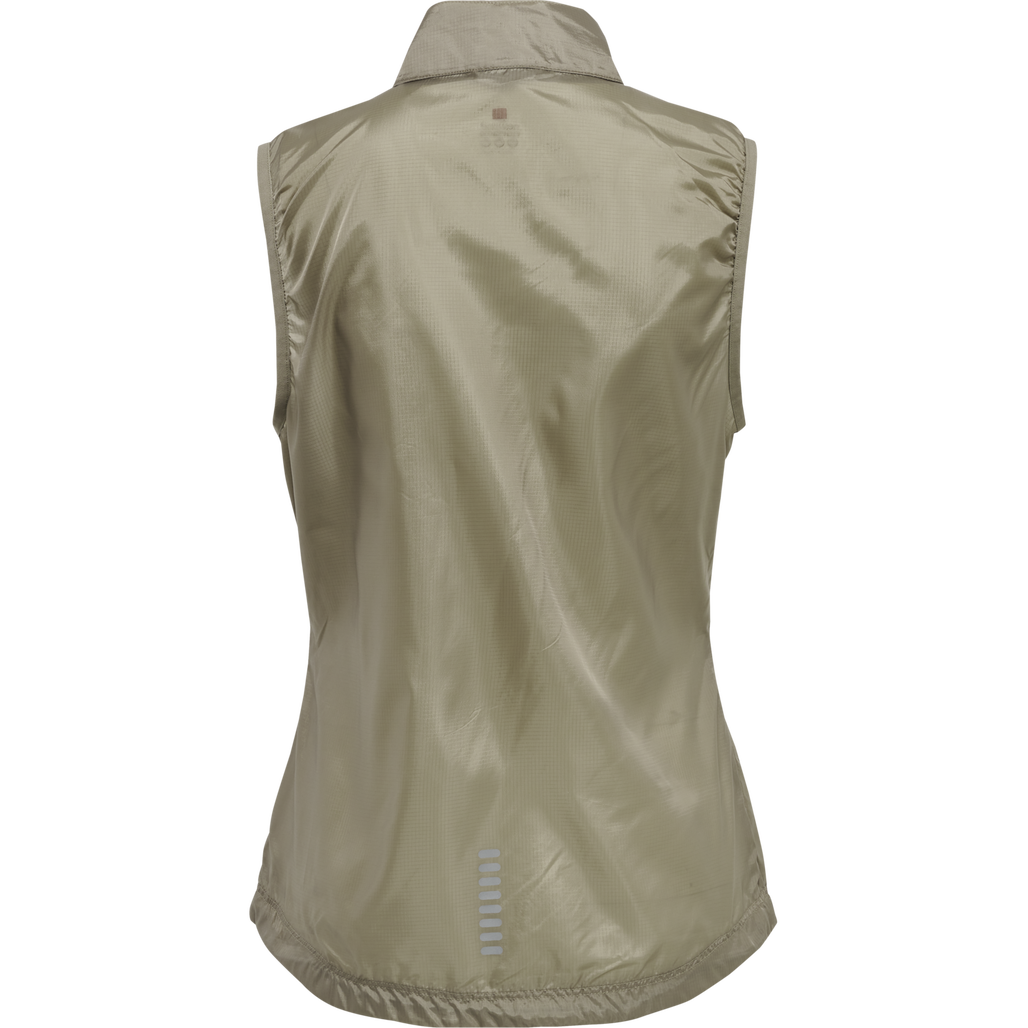 WOMEN PACKABLE TECH GILET, WINTER TWIG, packshot