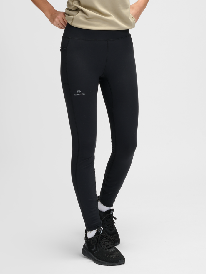 nwlLEAN HIGH WAIST POCKET TIGHTS W, BLACK, model