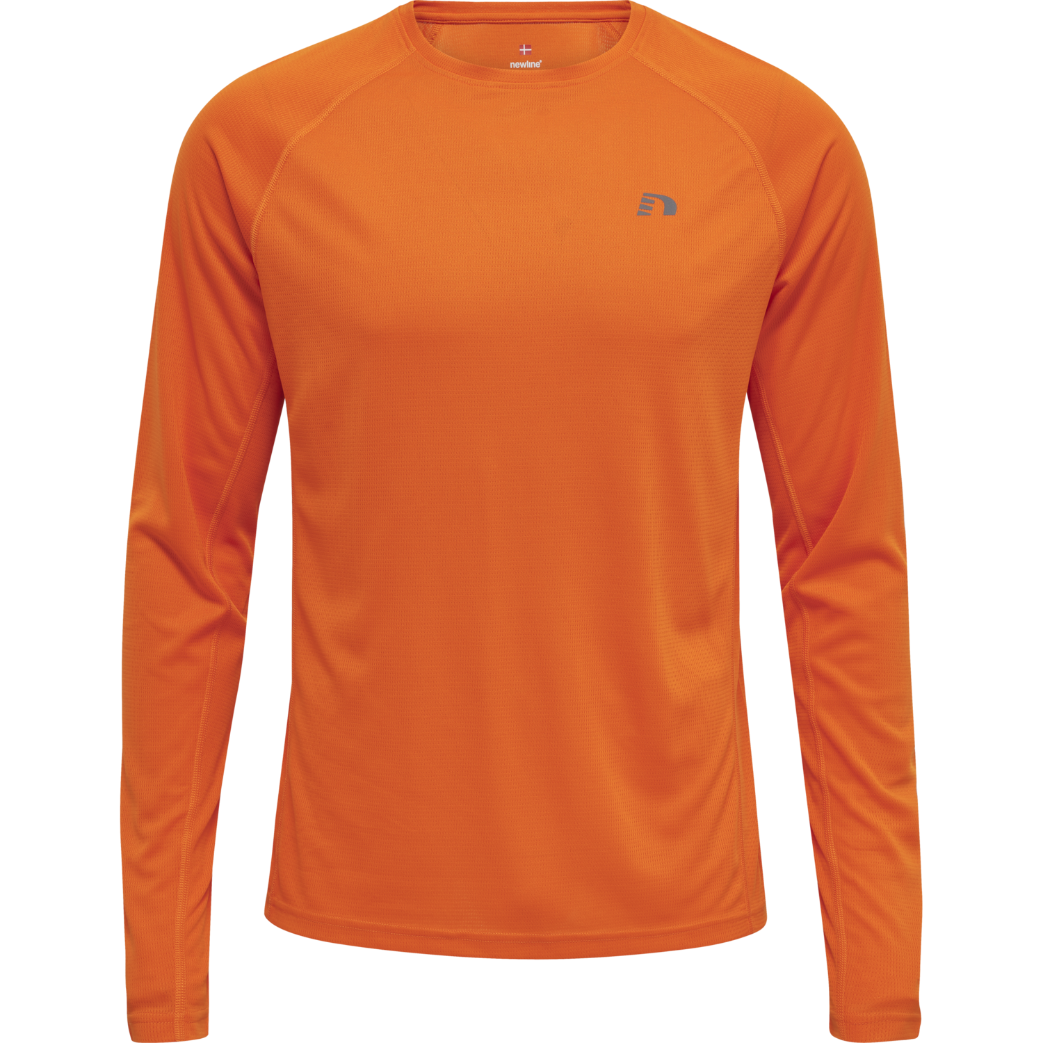 MEN CORE RUNNING T-SHIRT L/S, ORANGE TIGER, packshot