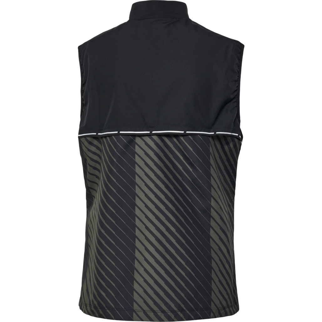 nwlPACE GILET, BLACK BELUGA AOP, packshot