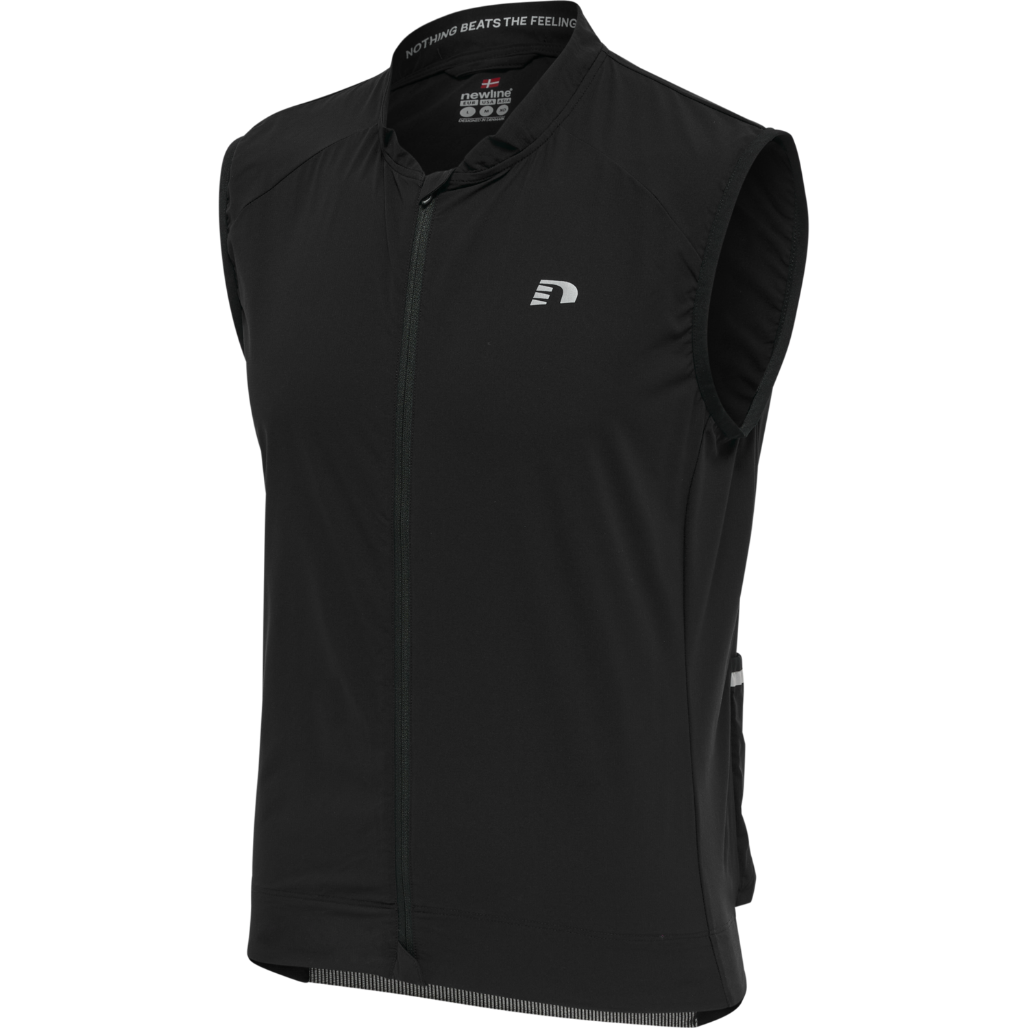 MENS CORE BIKE GILET, BLACK, packshot