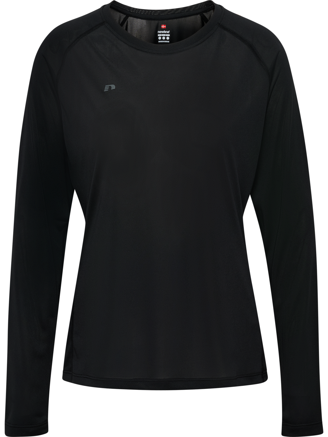 nwlBEAT W T-SHIRT L/S, BLACK, packshot