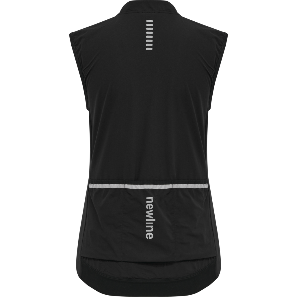 WOMENS CORE BIKE GILET, BLACK, packshot