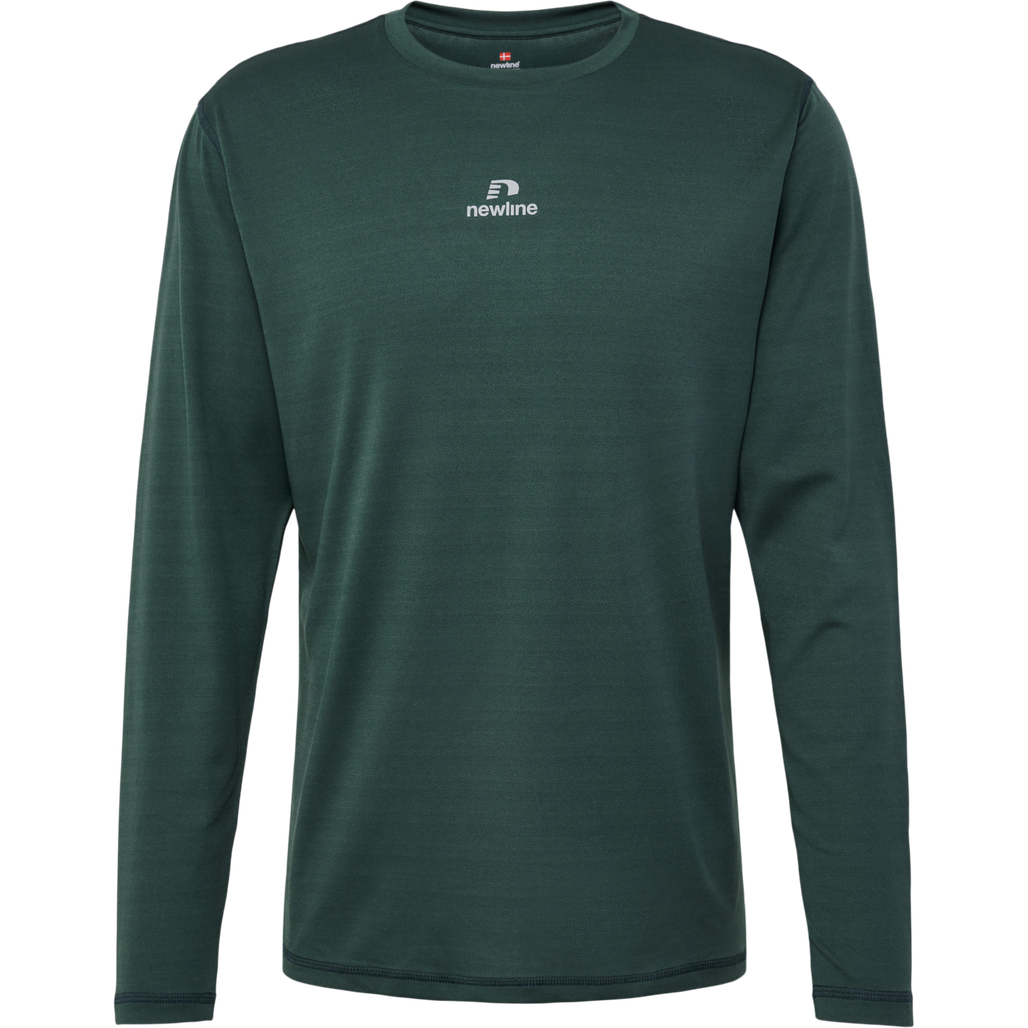 nwlBEAT POLY LS TEE, DARKEST SPRUCE, packshot