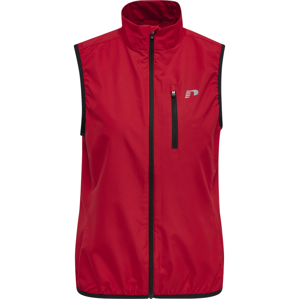 WOMEN'S CORE GILET, TANGO RED, packshot