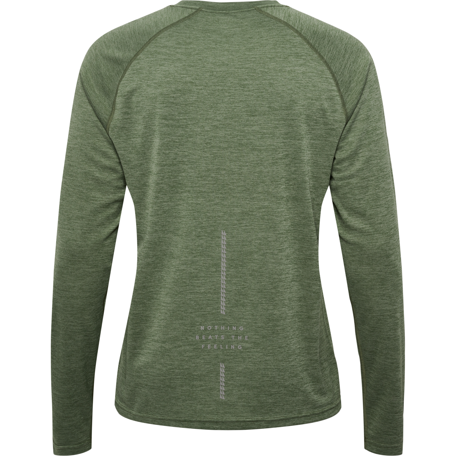 nwlORLANDO T-SHIRT L/S MEN, FOUR LEAF CLOVER MELANGE, packshot