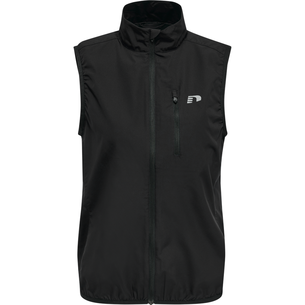 WOMEN'S CORE GILET, BLACK, packshot