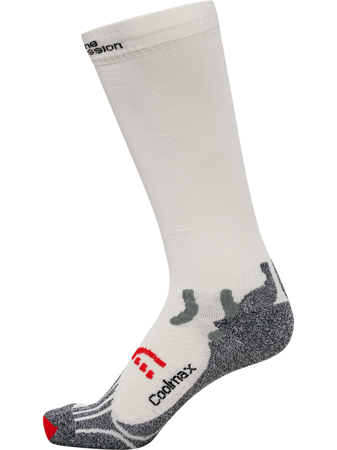 COMPRESSION SOCK, WHITE, packshot