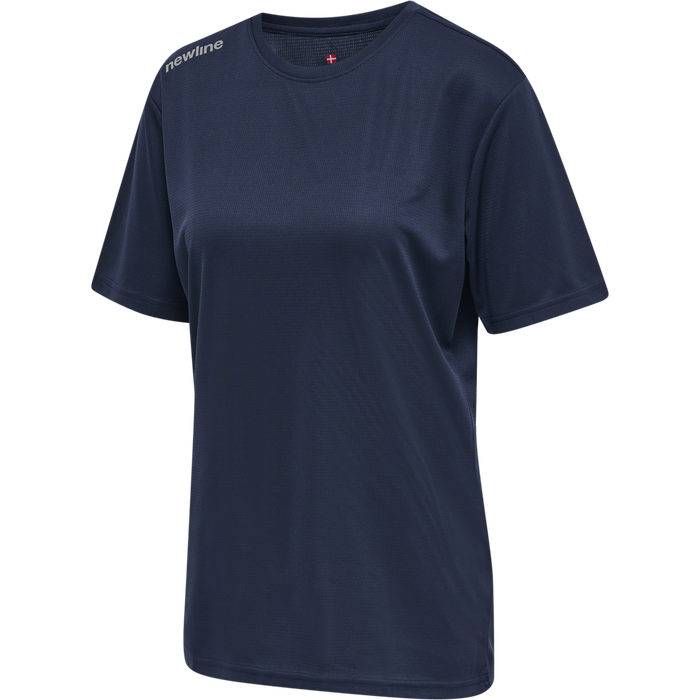 WOMEN CORE FUNCTIONAL T-SHIRT S/S, BLACK IRIS WOMEN CORE FUNCTIONAL T-SHIRT S/S, BLACK IRIS, packshot