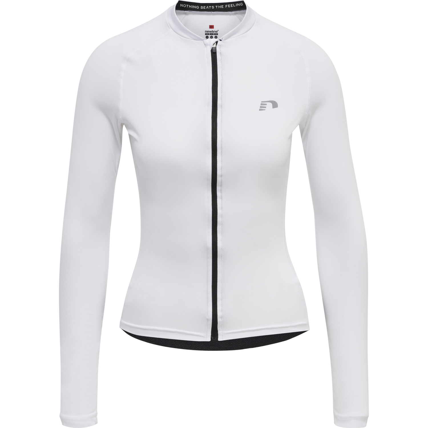 WOMENS CORE BIKE L/S JERSEY, WHITE, packshot