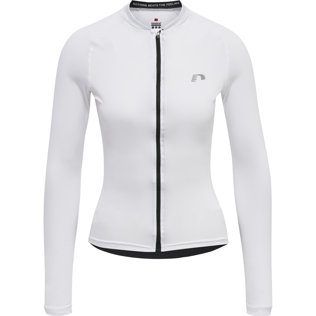WOMENS CORE BIKE L/S JERSEY, WHITE, packshot