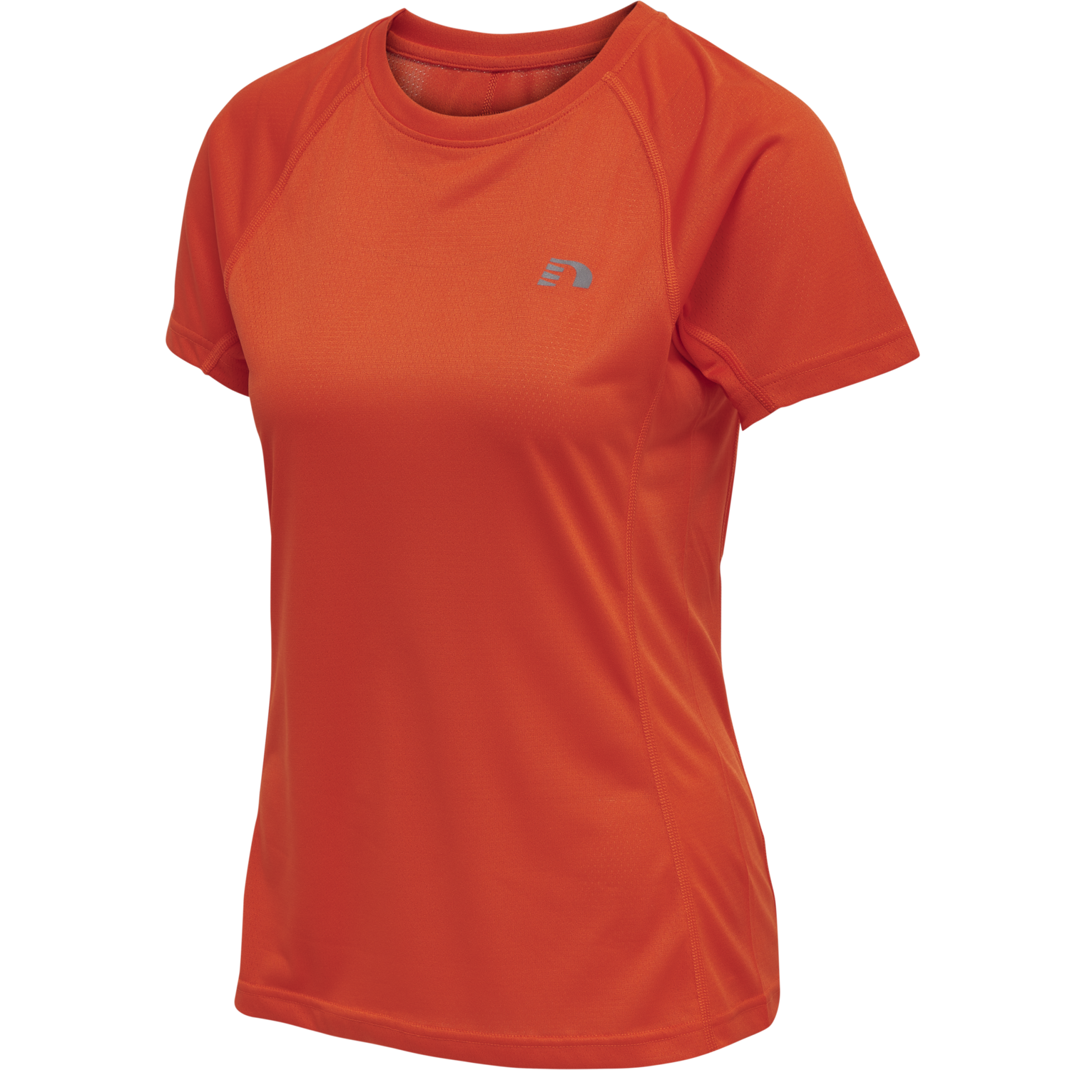 WOMEN RUNNING T-SHIRT S/S, SPICY ORANGE, packshot