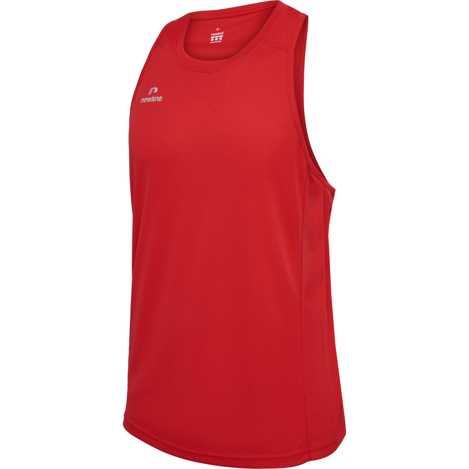 MEN'S ATHLETIC RUNNING SINGLET, TANGO RED, packshot