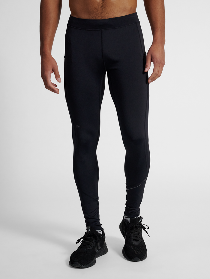 nwlRACE POCKET TIGHTS, BLACK, model