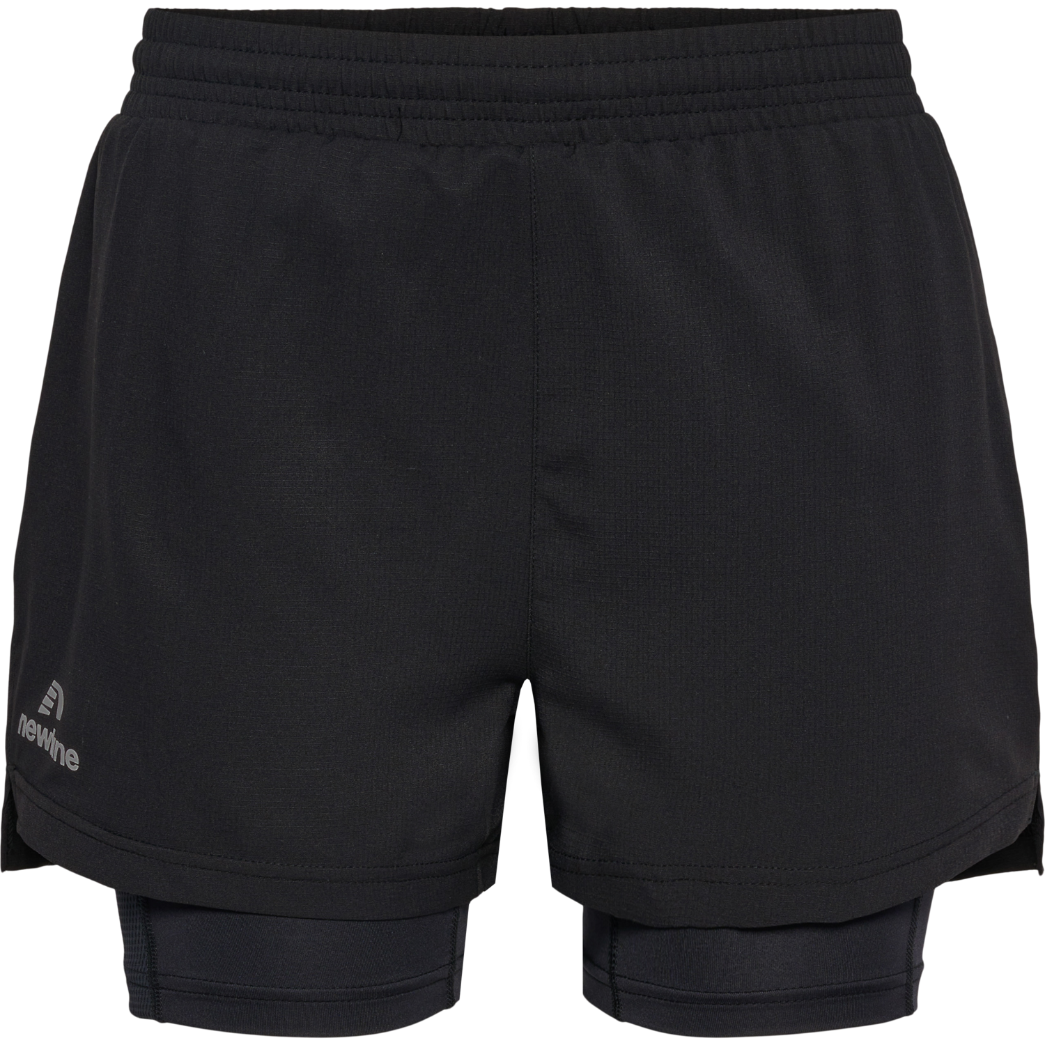 nwlDALLAS SHORTS 2IN1 WOMAN, BLACK, packshot