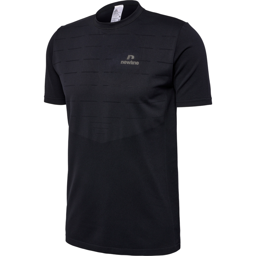 nwlRIVERSIDE SEAMLESS T-SHIRT S/S, BLACK, packshot