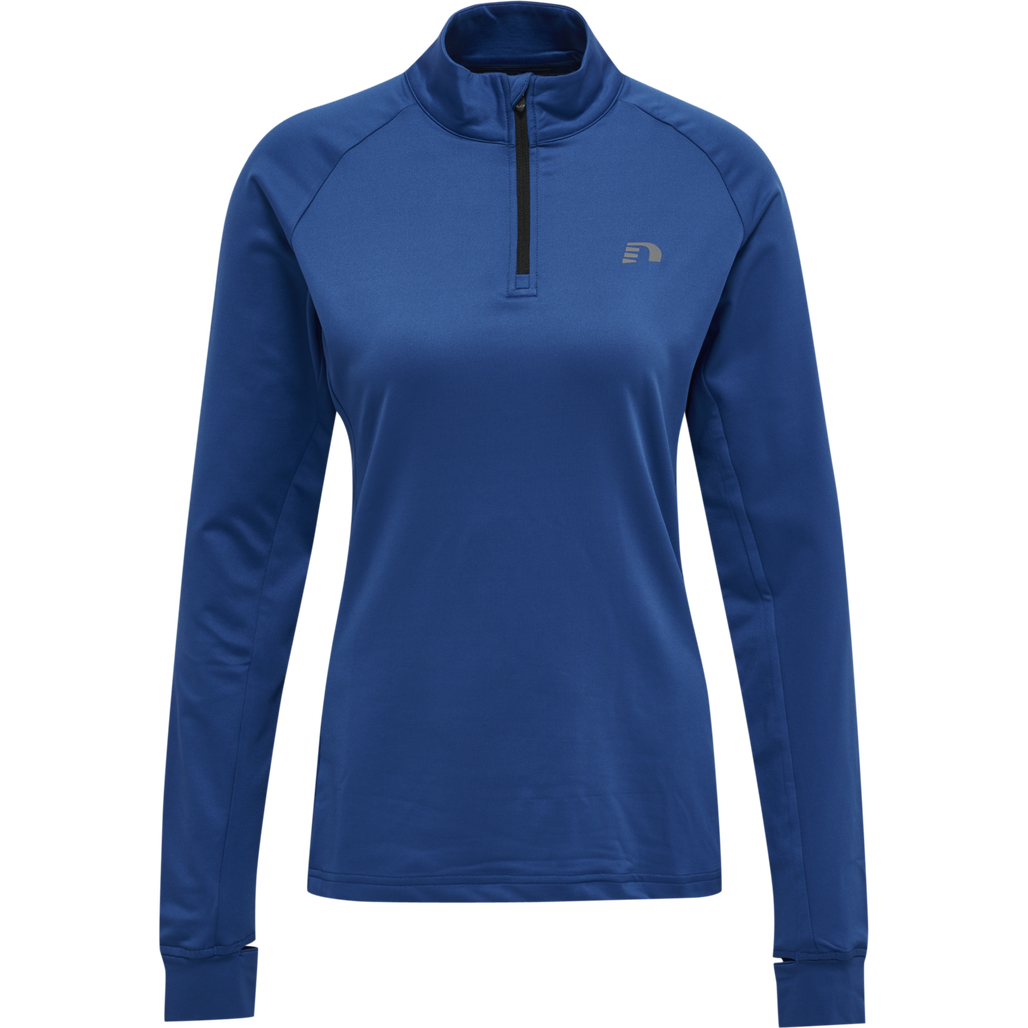 WOMEN'S CORE MIDLAYER, TRUE BLUE, packshot