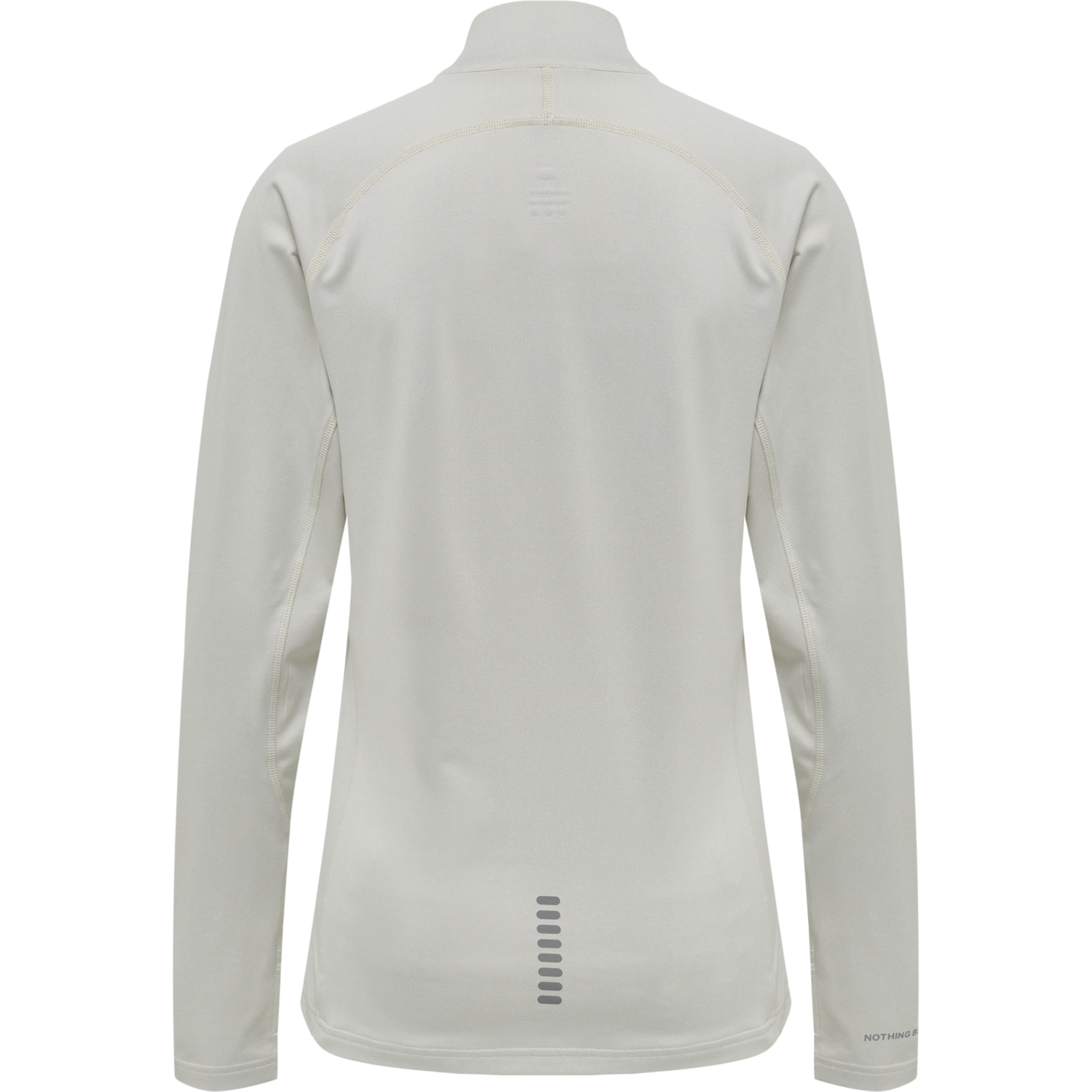 WOMEN 1/2 ZIP L/S, OYSTER MUSHROOM MELANGE, packshot