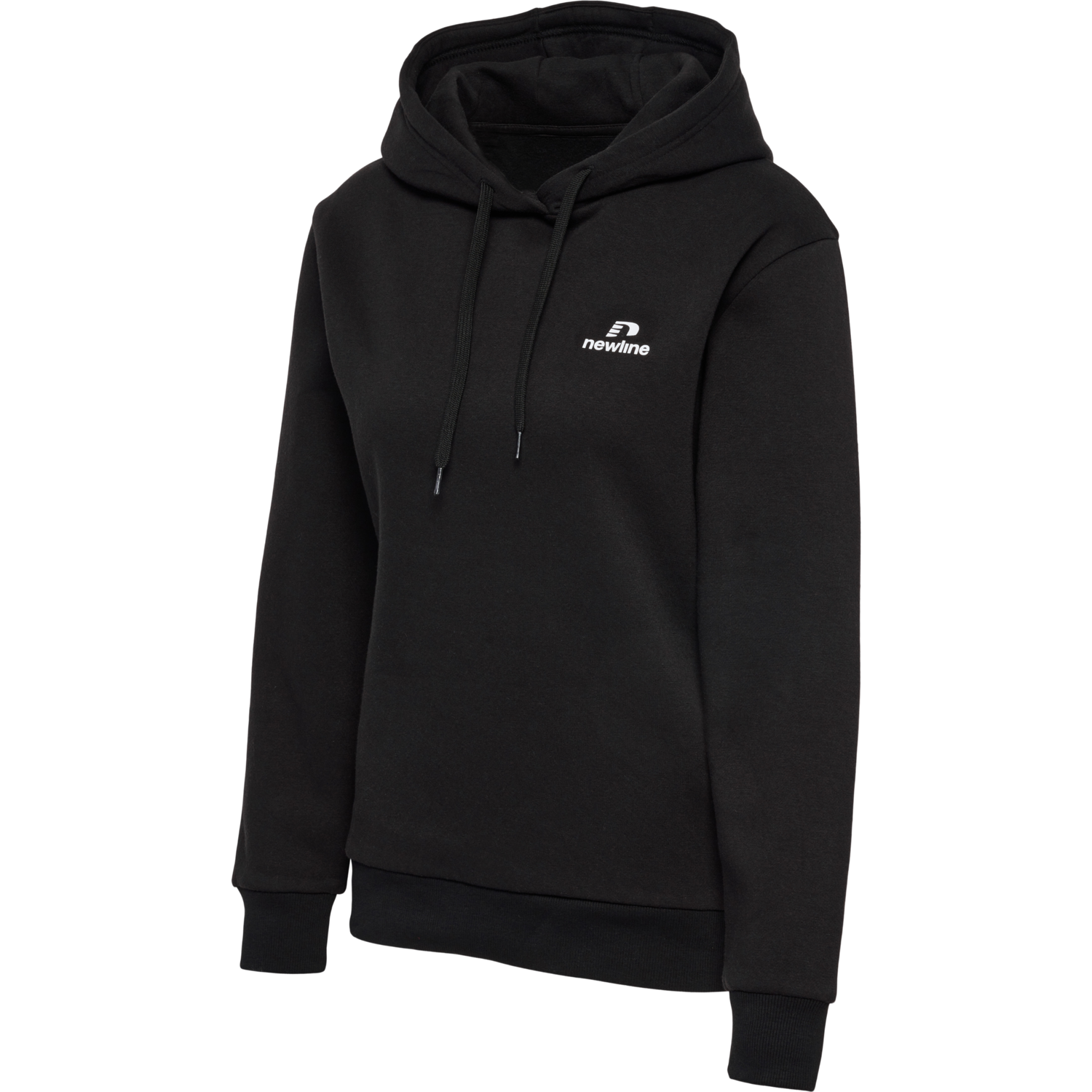 nwlLEA COTTON HOODIE WOMEN, BLACK, packshot