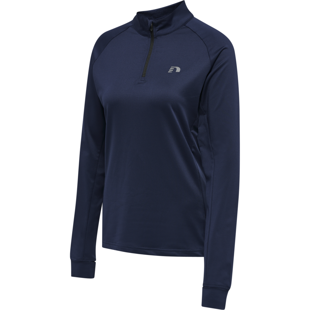 WOMEN'S CORE MIDLAYER, BLACK IRIS, packshot
