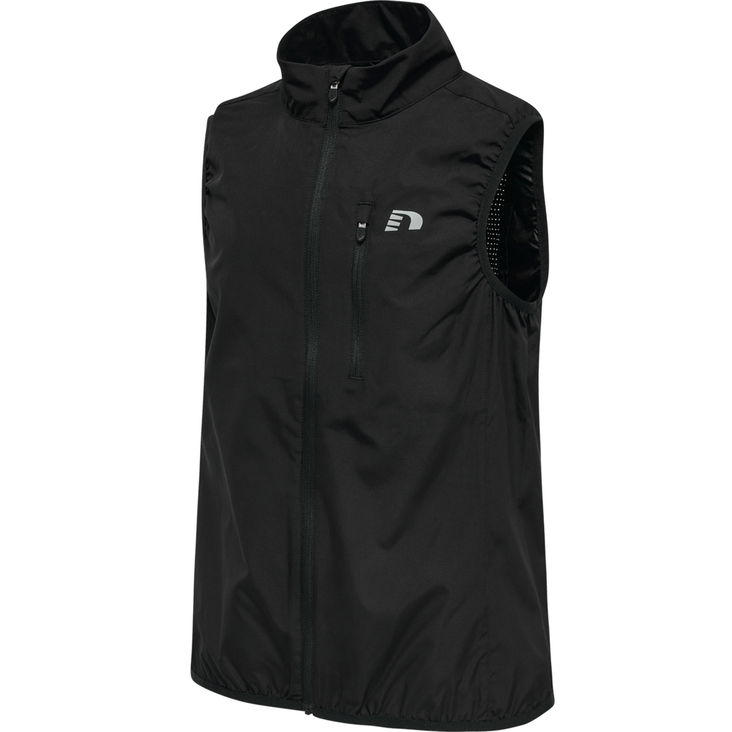 KIDS CORE GILET, BLACK, packshot