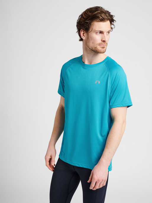 MEN RUNNING T-SHIRT S/S, CAPRI BREEZE, model