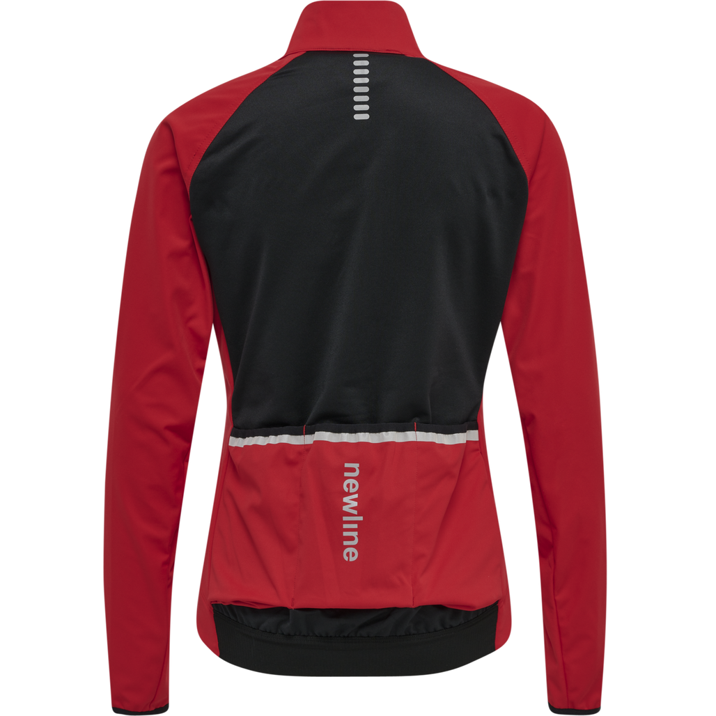 WOMENS CORE BIKE THERMAL JACKET, TANGO RED, packshot