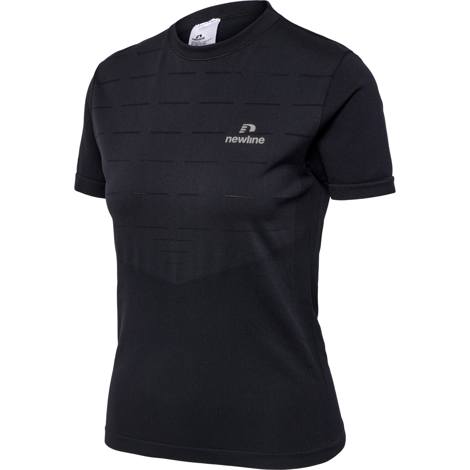 nwlRIVERSIDE SEAMLESS T-SHIRT S/S W, BLACK, packshot