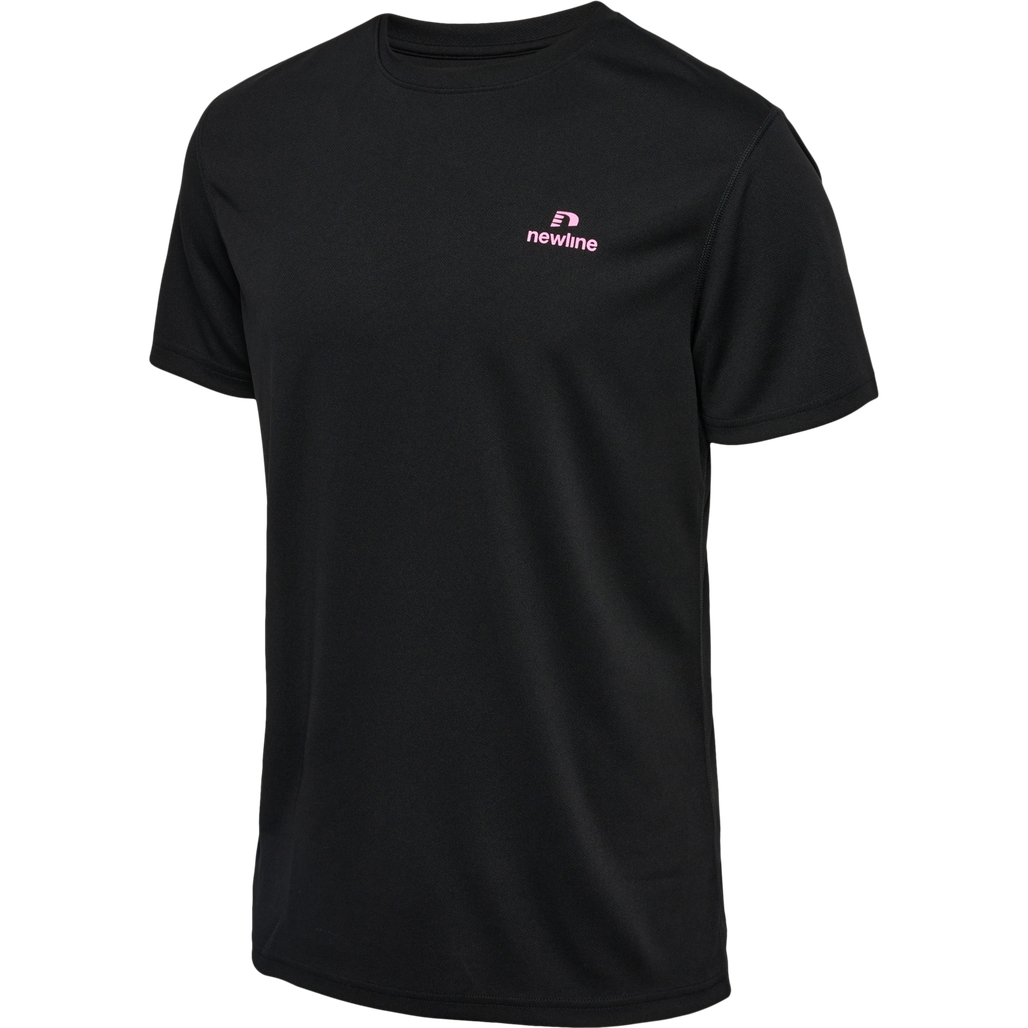 nwlSB S/S RUNNING TEE, BLACK, packshot