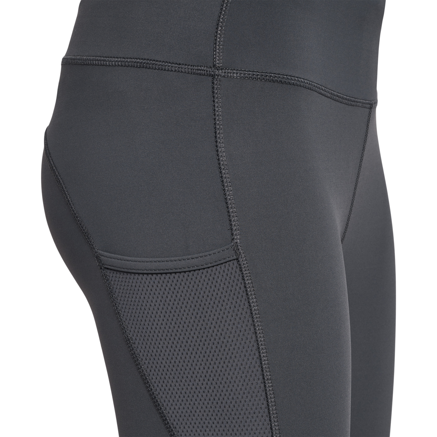 WOMEN HW LONG TIGHTS, FORGED IRON, packshot