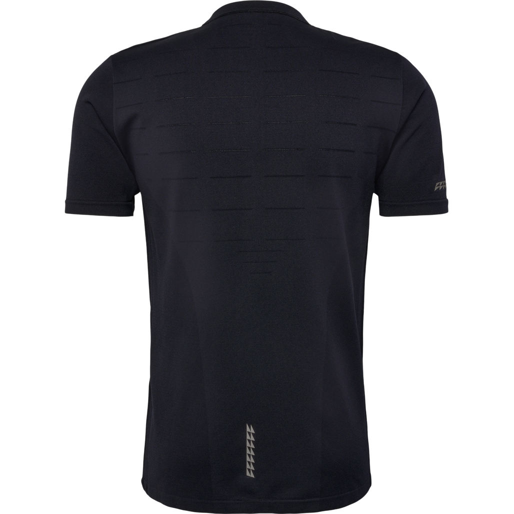 nwlRIVERSIDE SEAMLESS T-SHIRT S/S, BLACK, packshot