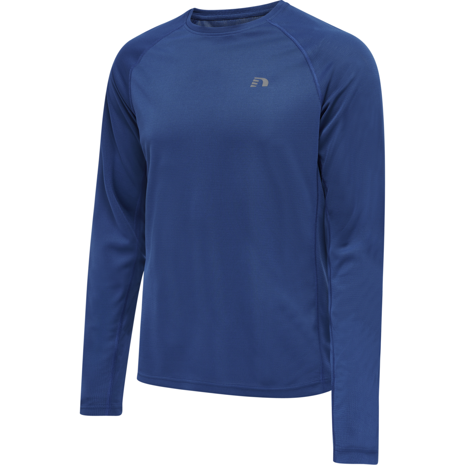 MEN CORE RUNNING T-SHIRT L/S, TRUE BLUE, packshot