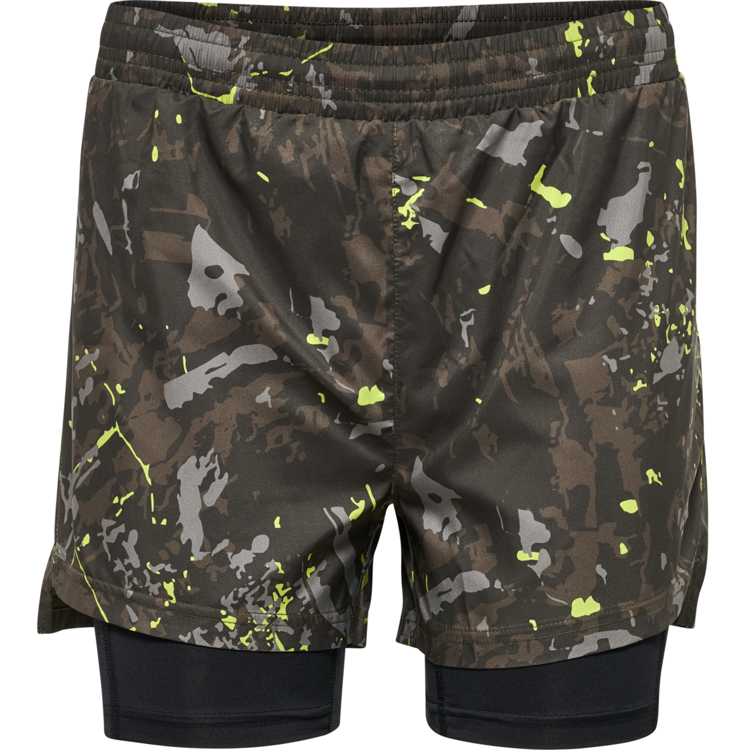 nwlKANSAS 2-IN-1 SHORTS female, TERRAIN AOP, packshot