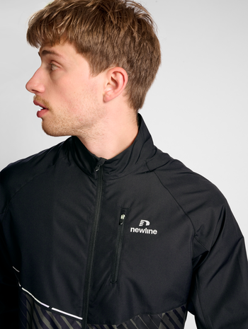 nwlPACE JACKET, BLACK BELUGA AOP, model