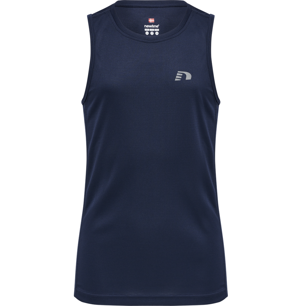 KIDS CORE RUNNING SINGLET, BLACK IRIS, packshot