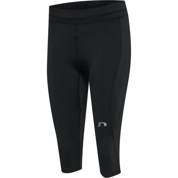 WOMEN CORE KNEE TIGHTS, BLACK WOMEN CORE KNEE TIGHTS, BLACK, packshot