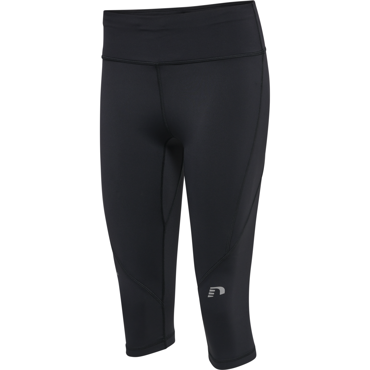 WOMEN HW KNEE TIGHTS, BLACK, packshot