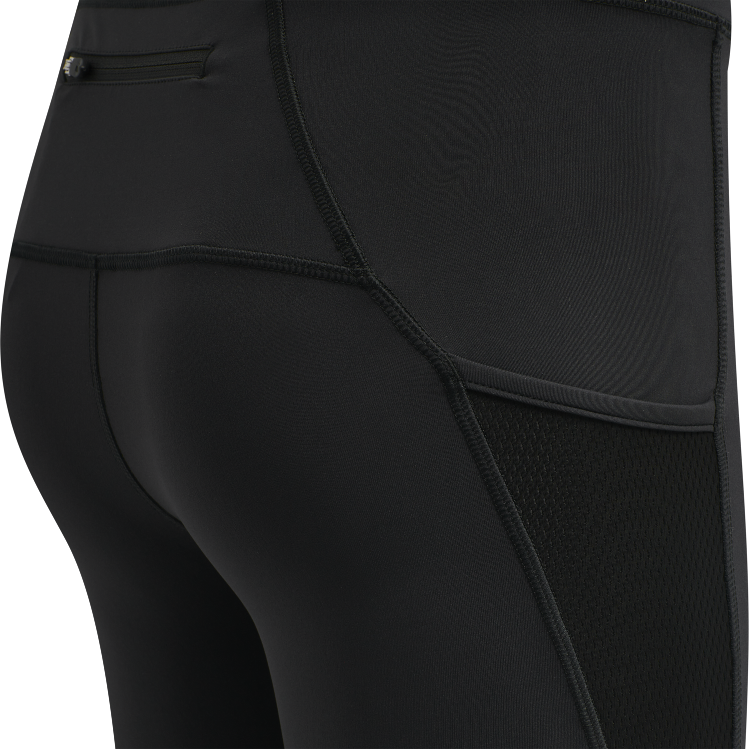 WOMEN CORE KNEE TIGHTS, BLACK, packshot
