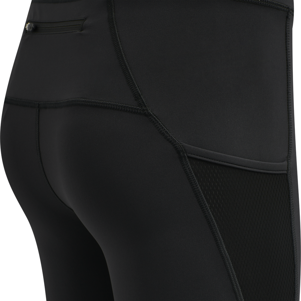 WOMEN CORE KNEE TIGHTS, BLACK, packshot
